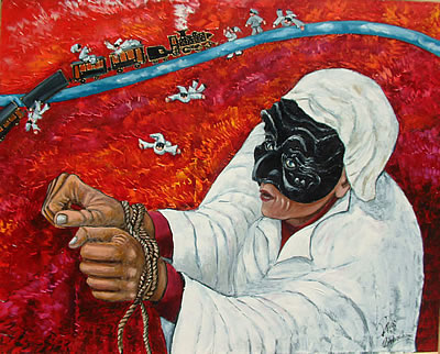 Arturo Patanè: quadro "Il Prigioniero" anno 2001